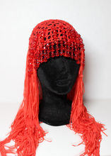 Lade das Bild in den Galerie-Viewer, CROCHET HEADPIECE/ WIG // fire red