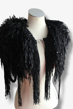Lade das Bild in den Galerie-Viewer, FRINGE COLLAR // BLACK