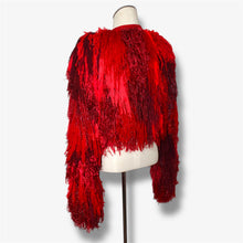 Lade das Bild in den Galerie-Viewer, FRINGE JACKET // CROPPED RED