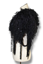 Lade das Bild in den Galerie-Viewer, FRINGE COLLAR // BLACK