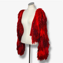 Lade das Bild in den Galerie-Viewer, FRINGE JACKET // CROPPED RED