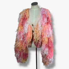 Lade das Bild in den Galerie-Viewer, FRINGE JACKET // CROPPED Peach-rose
