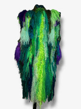 Lade das Bild in den Galerie-Viewer, HAND EMBROIDERED VEST // green-purple