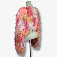 Lade das Bild in den Galerie-Viewer, FRINGE JACKET // CROPPED Peach-rose