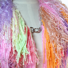Lade das Bild in den Galerie-Viewer, FRINGE COLLAR // pastel rainbow