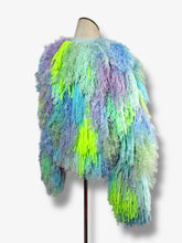 Lade das Bild in den Galerie-Viewer, FRINGE JACKET // MINT-NEON