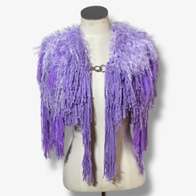 Lade das Bild in den Galerie-Viewer, FRINGE COLLAR // purple