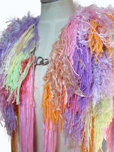 Lade das Bild in den Galerie-Viewer, FRINGE COLLAR // pastel rainbow