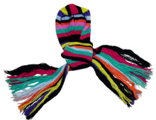 Lade das Bild in den Galerie-Viewer, HOODDED SCARF // multicolor stripes