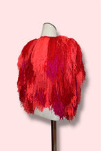Lade das Bild in den Galerie-Viewer, FRINGE VEST // red , neon orange