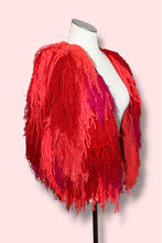 Lade das Bild in den Galerie-Viewer, FRINGE VEST // red , neon orange