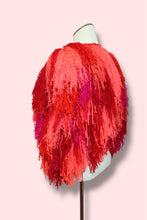 Lade das Bild in den Galerie-Viewer, FRINGE VEST // red , neon orange