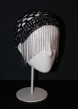 Lade das Bild in den Galerie-Viewer, DISCO SEQUIN - CROCHET HEADPIECE // black-iris