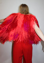 Lade das Bild in den Galerie-Viewer, FRINGE VEST // red , neon orange