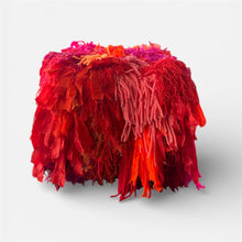 Lade das Bild in den Galerie-Viewer, RED/ORANGE FRINGE CUBE