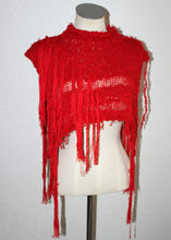 Lade das Bild in den Galerie-Viewer, KNITTED COLLAR / SHOULDERPIECE - red