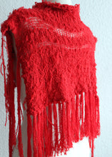 Lade das Bild in den Galerie-Viewer, KNITTED COLLAR / SHOULDERPIECE - red