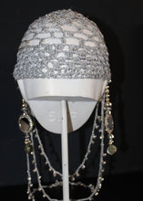 Lade das Bild in den Galerie-Viewer, SILVER CROCHET HEADPIECE