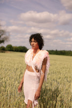 Lade das Bild in den Galerie-Viewer, FRINGE COLLAR // peach, rose
