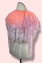 Lade das Bild in den Galerie-Viewer, FRINGE COLLAR // peach, rose
