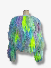 Lade das Bild in den Galerie-Viewer, FRINGE JACKET // MINT-NEON
