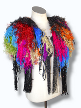 Lade das Bild in den Galerie-Viewer, FRINGE COLLAR // Glitter Rainbow
