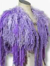 Lade das Bild in den Galerie-Viewer, FRINGE COLLAR // purple
