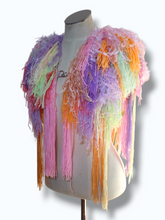 Lade das Bild in den Galerie-Viewer, FRINGE COLLAR // pastel rainbow
