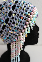 Lade das Bild in den Galerie-Viewer, CROCHET HEADPIECE // "Bubblegum - Glitter „
