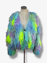 Lade das Bild in den Galerie-Viewer, FRINGE JACKET // MINT-NEON
