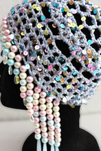 Lade das Bild in den Galerie-Viewer, CROCHET HEADPIECE // "Bubblegum - Glitter „
