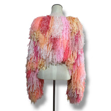 Lade das Bild in den Galerie-Viewer, FRINGE JACKET // CROPPED Peach-rose
