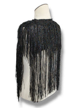 Lade das Bild in den Galerie-Viewer, FRINGE SHOULDERPIECE // RAINBOW-BLACK
