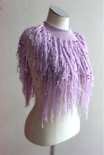 Lade das Bild in den Galerie-Viewer, KNITTED SHOULDERPIECE // LILAC

