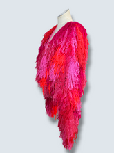 Lade das Bild in den Galerie-Viewer, FRINGE JACKET // CROPPED Pink-neon red
