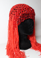 Lade das Bild in den Galerie-Viewer, CROCHET HEADPIECE/ WIG  // fire red
