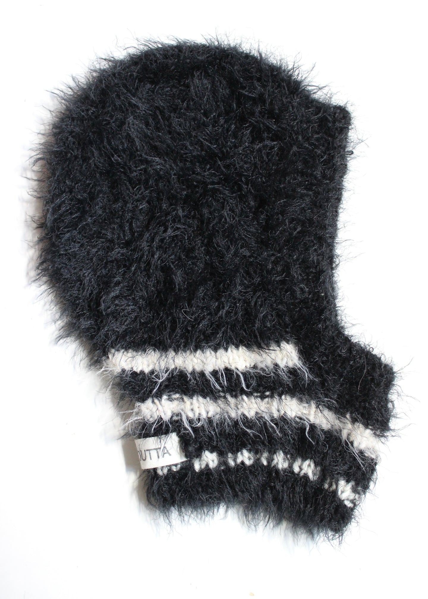BALACLAVA // FLUFFY BLACK - WHITE