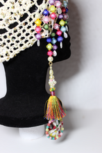 Lade das Bild in den Galerie-Viewer, CROCHET HEADPIECE // popcorn multi - creme

