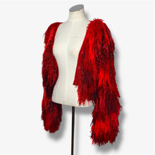 Lade das Bild in den Galerie-Viewer, FRINGE JACKET // CROPPED RED
