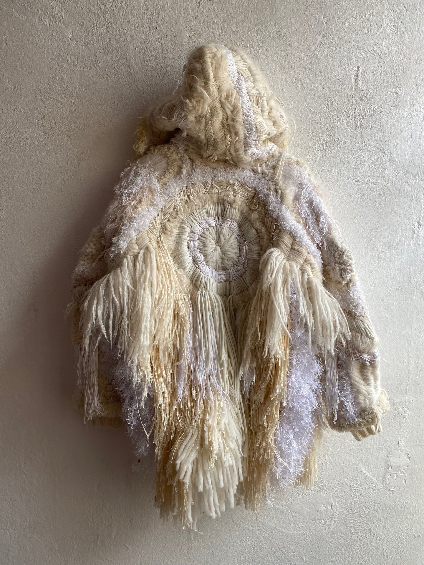 EMBROIDERED JACKET // creme, white