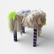 Lade das Bild in den Galerie-Viewer, NEON/WHITE FRINGE STOOL
