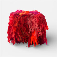 Lade das Bild in den Galerie-Viewer, RED/ORANGE FRINGE CUBE

